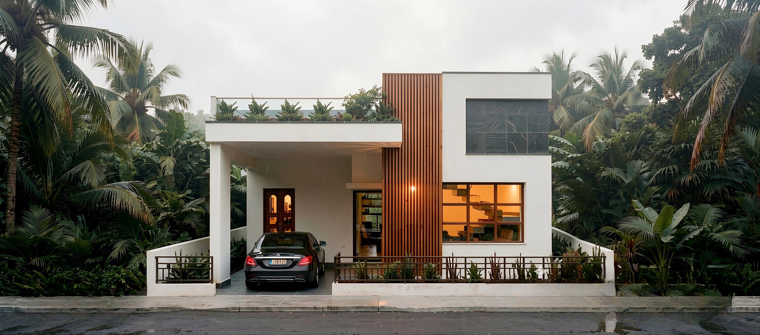 Sreevari Vaibhavam – west elevation